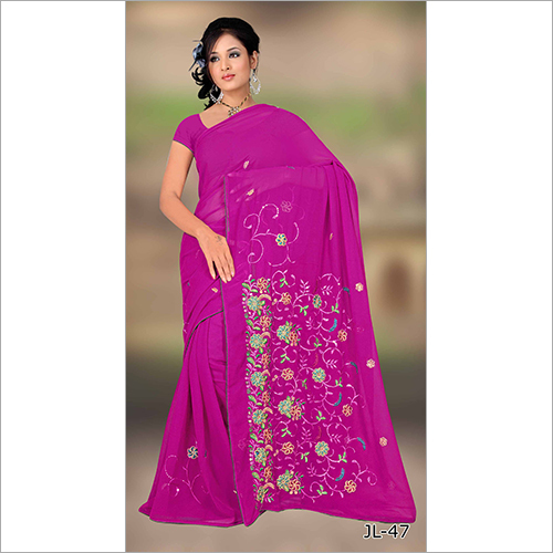 Booti Weave Silk Saree