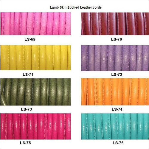 Lamb skin Stiched Leather Cords