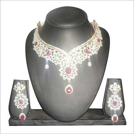 American Diamond Necklace Set