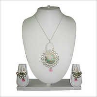 American Diamond Pendant Set