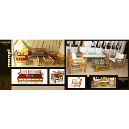 Designer Bamboo Sofa Sets