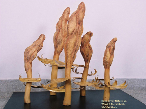 Modern Wood Sculpture