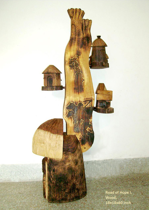Carved Wood Sculpture
