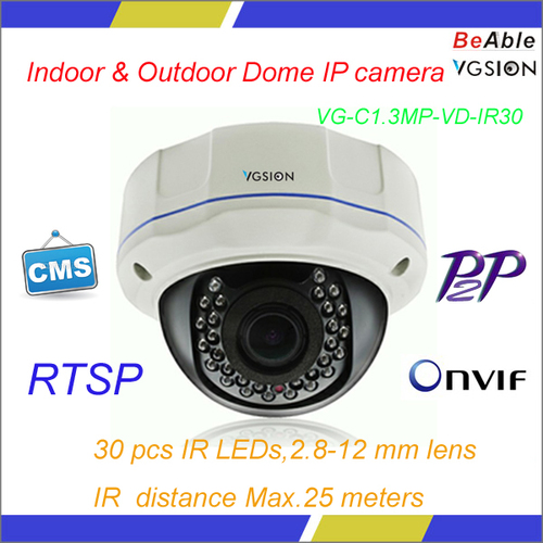 1.3MP Indoor & Outdoor Dome IP camera
