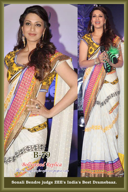 sonali Bendre's Bollywood replica Saree