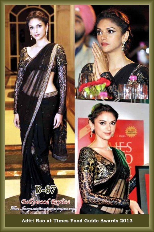 Aditi Rao Hyderi's Bollywood Replica Saree