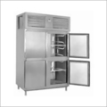 Four Door Chiller - Stainless Steel, 72x36x84 Inches | Hermetic Compressor, Optimal Chilling, Low Power