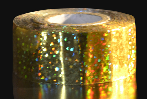 Gold Sequins Holographic Tape
