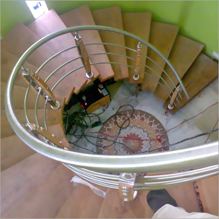 Railing - Stainless Steel, 6ft Diameter, 8ft Height | Durable, Stylish, Elegant, Easy Install, Customizable, Brushed Finish