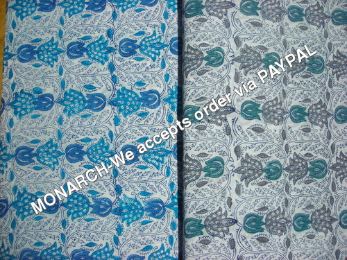 LOTUS FLOWER COTTON FABRIC