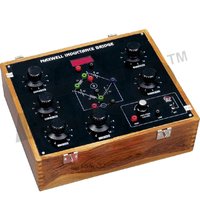 Maxwell Inductance Bridge - Metal & Wood, Compact Size, High Accuracy, Wide Resistance Range - Clear Analog Display, Durable Design, Easy Operation, Lightweight