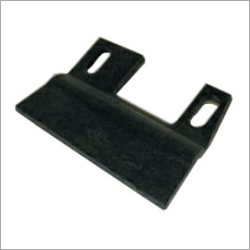Guide Lame With 2 Hole - Rubber 50x30x10mm Black | Precise Alignment Durable Two Mounting Holes