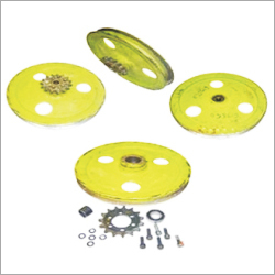 Pulley With Gear 6 Nut, 5 Washer 1 Bush, 2 Bearing