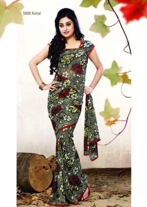 Exclusive Fashoinable Designer Printed Fancy Saree