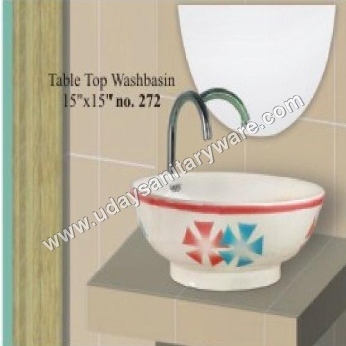 printed table top Basin