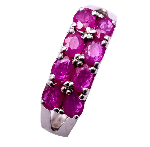 925 sterling silver Ruby Gemstone Ring