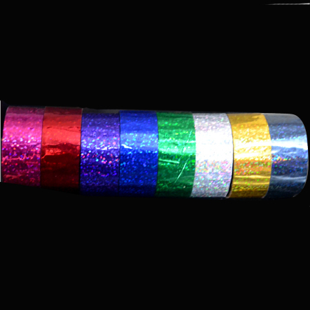 Holographic Tapes Glitter Pattern