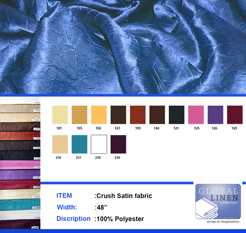 Crush Satin Fabric