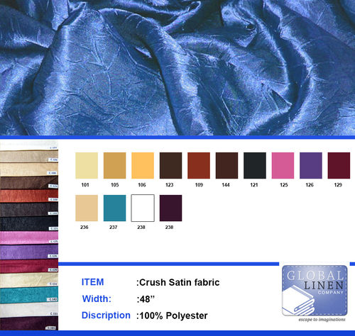 Crush Satin Fabric