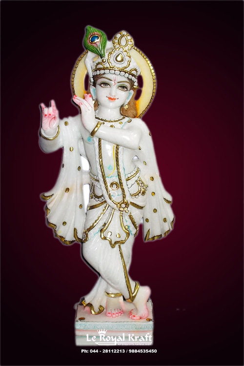 Marble Krishna Statue