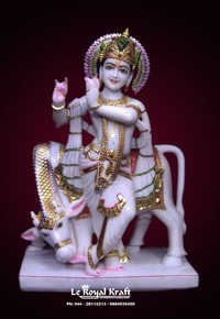 Marble Statue of Lord Krishna