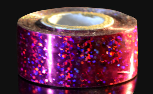 Red Sequins Holographic Tape