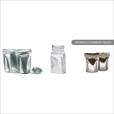 Unprinted Standup Pouch