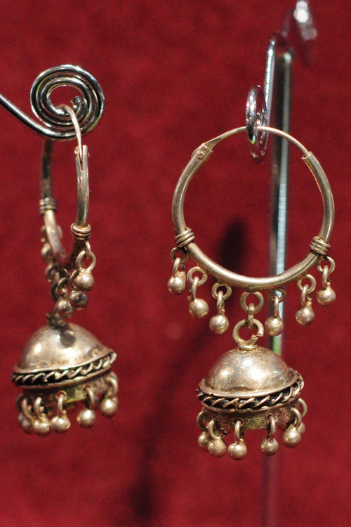 Silver Ring Jhumka
