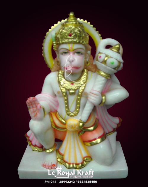 Marble Lord Hanuman Statue