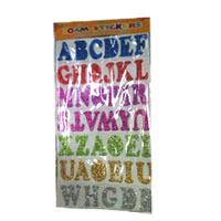 ABC Glitter Stickers