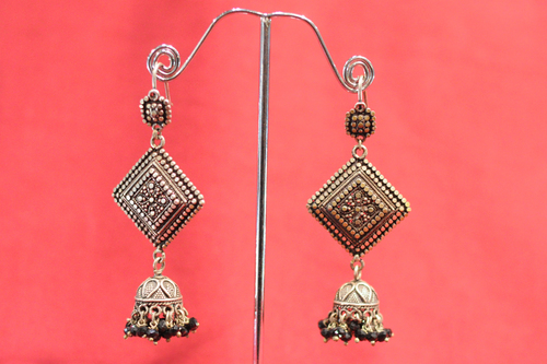 Silver Jhumka
