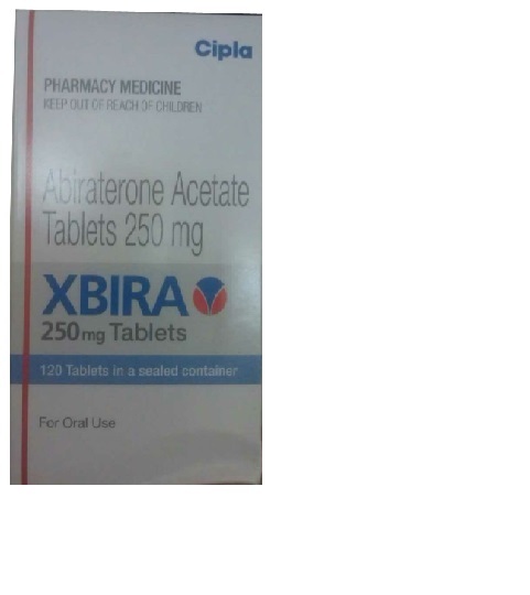 Xbira 250mg Tablets - Abiraterone Acetate 250mg, 120 Tablets Pack | Cancer Treatment, Oral Tablets, Cipla