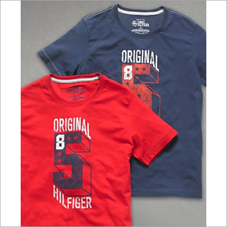 Round Neck T-Shirts - Cotton, Multiple Sizes, Red | Soft Fabric, Stylish Design, Durable, Colorfast, Shrink Resistant, Comfortable Fit