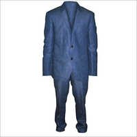 Mens Wedding Suits - Polyester, Customizable Size, Blue | Elegant Style, Perfect Fit, Durable Fabric, Smooth Texture, Neat Stitching
