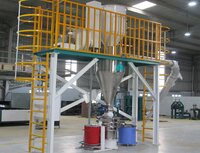 Silver Vacuum Conveyor For Industrial Application