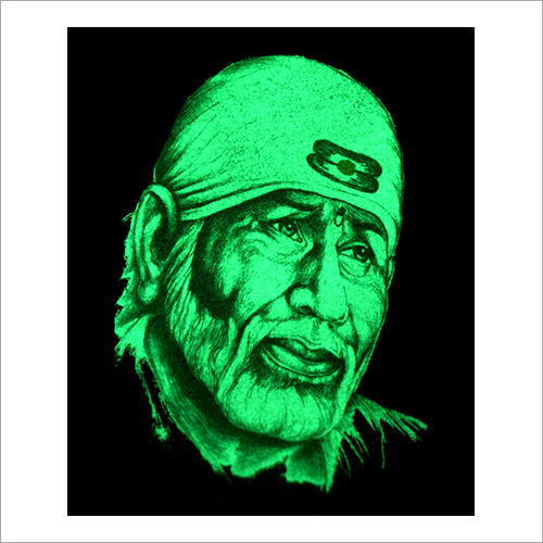 Night Green Light Photo Frame