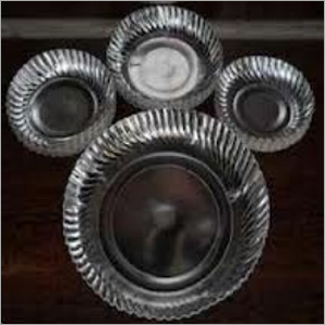 Silver Laminated Disposable Plates