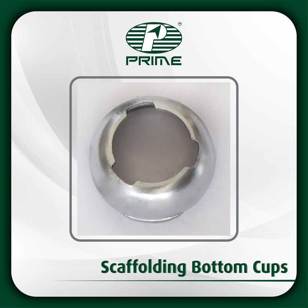 Scaffolding Bottom Cup - Durable Steel Construction, 10-Inch Diameter for Stable Support