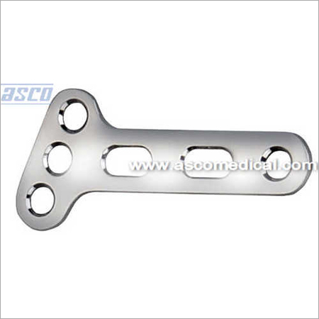Small T-Plates, Oblique Angled For Left Radius - Titanium, 4 Holes, 63mm | Strong Fixation, Anatomical Design