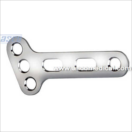 Small T - Plates Oblique Angled For Right Radius