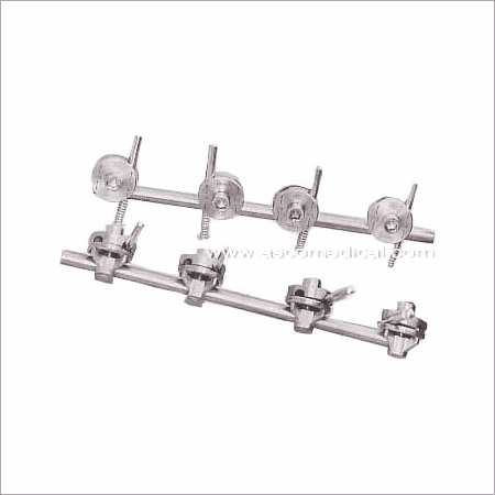 Forearm External Fixator, Radius, Ulna - Stainless Steel, Variable Length | Secure Clamps, Precise Adjustment, Lightweight Design