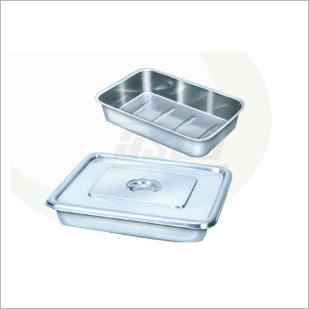 Instrument Tray With Cover, SS