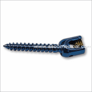 Polyaxial Single Lock Screw Titanium - Sizes 4.0-6.5MM Lengths 35-55MM Low Profile Head Reliable Locking
