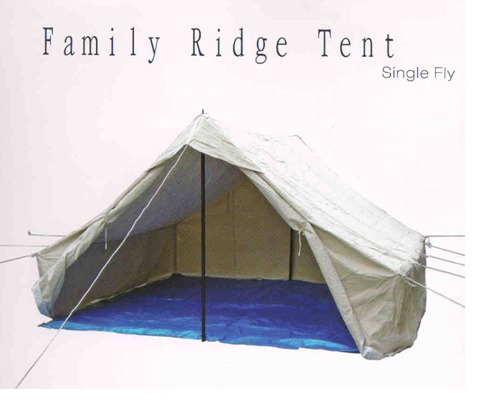 Family Ridge Tent ( Single Fly)