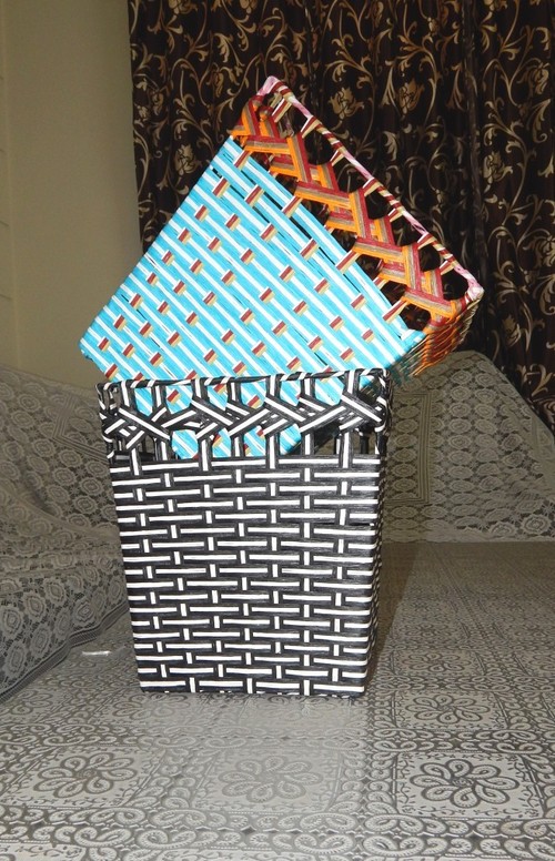 Multicolored Dustbin