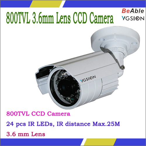 800 TVL 3.6 mm Lens CCD Camera