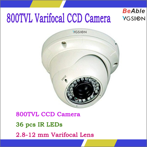 800 TVL 2.8-12 mm Varifocal Lens CCD Camera