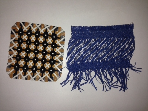 Leather Woven Bag