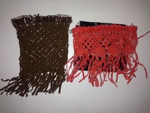 Leather Woven Bag