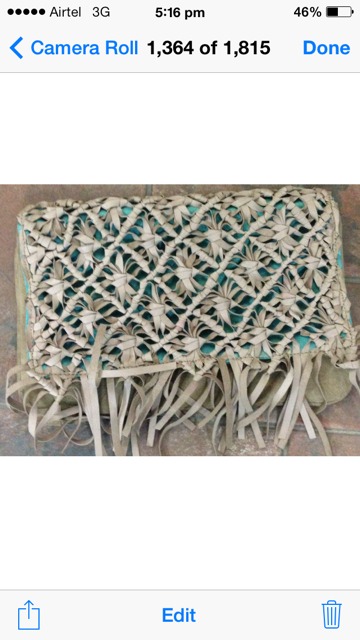 Leather Woven Bag